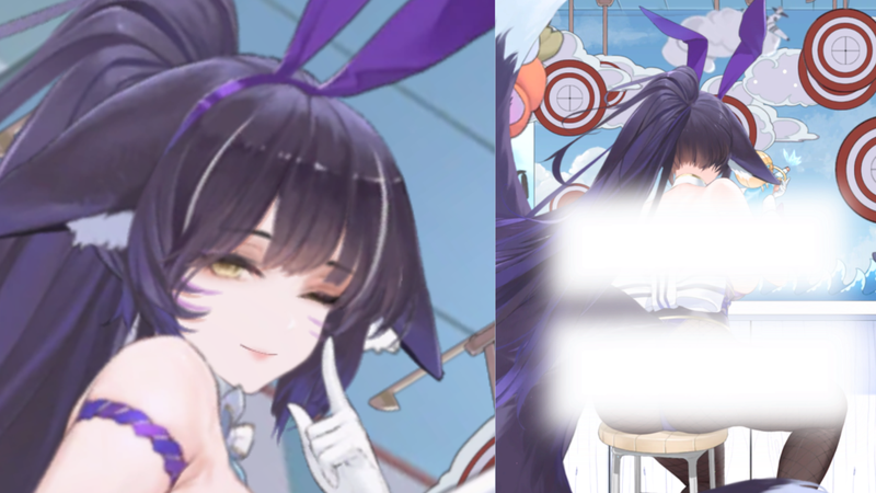 横看成岭侧成峰！《碧蓝航线》武藏兔女郎疯狂打水枪