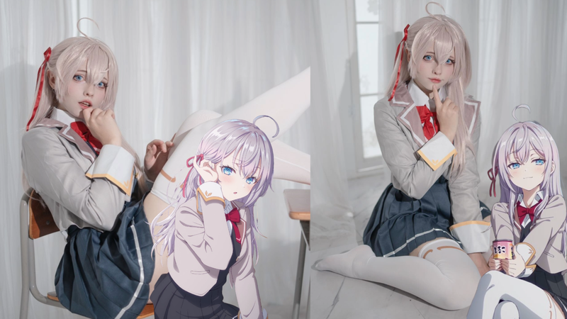 俄妹Cos俄妹！知名Coser「Saya Scarlet」扮《遮羞艾莉》对你俄言相向